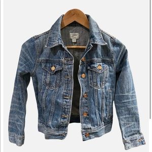 Jcrew xxs petite jean jacket